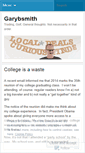 Mobile Screenshot of garybsmith.wordpress.com