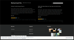 Desktop Screenshot of muhammaddio.wordpress.com