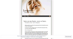 Desktop Screenshot of lorgasm.wordpress.com