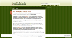 Desktop Screenshot of nuezdelaindia.wordpress.com