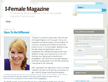 Tablet Screenshot of ifemalemagazine.wordpress.com