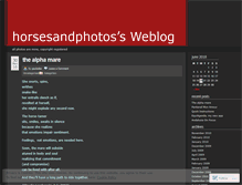 Tablet Screenshot of horseandphotos.wordpress.com