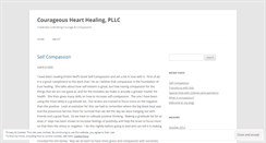 Desktop Screenshot of courageoushearthealing.wordpress.com
