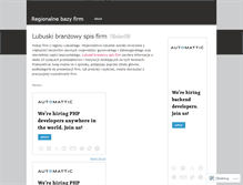 Tablet Screenshot of bazyfirm.wordpress.com