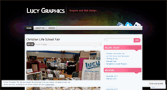 Desktop Screenshot of lucygraphics.wordpress.com