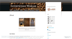 Desktop Screenshot of intertwinedworlds.wordpress.com