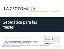 Tablet Screenshot of geocomuna.wordpress.com