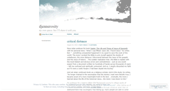 Desktop Screenshot of djennerosity.wordpress.com