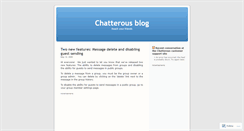Desktop Screenshot of chatterous.wordpress.com