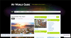 Desktop Screenshot of myworldguide.wordpress.com