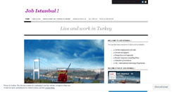 Desktop Screenshot of jobistanbul.wordpress.com