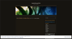 Desktop Screenshot of inspiration4artists.wordpress.com