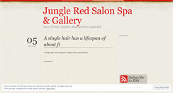 Desktop Screenshot of jungleredsalon.wordpress.com