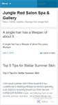 Mobile Screenshot of jungleredsalon.wordpress.com