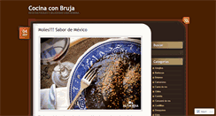 Desktop Screenshot of cocinaconbruja.wordpress.com