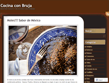 Tablet Screenshot of cocinaconbruja.wordpress.com