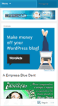 Mobile Screenshot of bluedentnews.wordpress.com