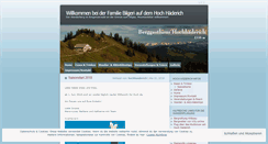 Desktop Screenshot of hochhaederich.wordpress.com