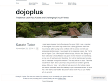 Tablet Screenshot of dojoplus.wordpress.com