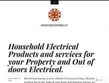 Tablet Screenshot of nanceeconnelly.wordpress.com
