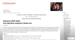 Desktop Screenshot of cinemaroc.wordpress.com