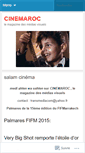 Mobile Screenshot of cinemaroc.wordpress.com