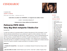 Tablet Screenshot of cinemaroc.wordpress.com