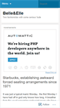 Mobile Screenshot of belleandelle.wordpress.com