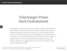 Tablet Screenshot of prizeehackgratuitement.wordpress.com