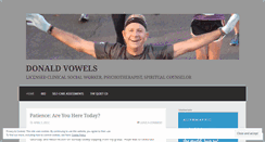 Desktop Screenshot of donvowels.wordpress.com
