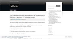 Desktop Screenshot of mbanj.wordpress.com