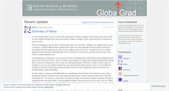 Desktop Screenshot of ksbglobalgrad.wordpress.com