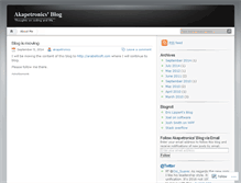 Tablet Screenshot of akapetronics.wordpress.com