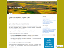 Tablet Screenshot of bioconstruccio.wordpress.com
