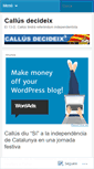 Mobile Screenshot of callusdecideix.wordpress.com