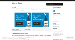 Desktop Screenshot of mininggrace.wordpress.com