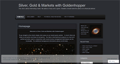 Desktop Screenshot of goldenhopper.wordpress.com
