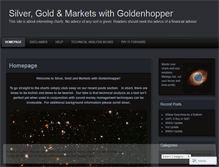 Tablet Screenshot of goldenhopper.wordpress.com