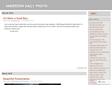Tablet Screenshot of andersondailyphoto.wordpress.com