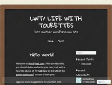 Tablet Screenshot of nickmslife.wordpress.com