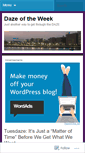 Mobile Screenshot of dazeoftheweek.wordpress.com