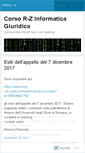 Mobile Screenshot of informaticagiuridica.wordpress.com