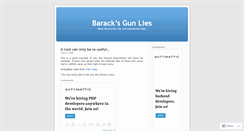 Desktop Screenshot of barackslies.wordpress.com