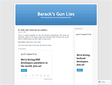 Tablet Screenshot of barackslies.wordpress.com