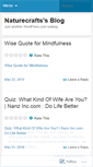 Mobile Screenshot of naturecrafts.wordpress.com