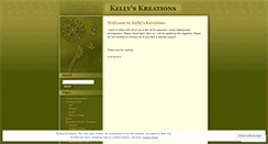 Desktop Screenshot of kellyskreations.wordpress.com