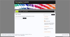 Desktop Screenshot of eastsideblog.wordpress.com