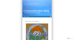Desktop Screenshot of cristianoferreira.wordpress.com