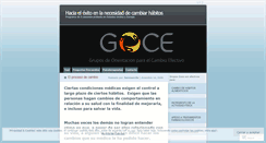 Desktop Screenshot of gruposgoce.wordpress.com