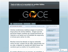 Tablet Screenshot of gruposgoce.wordpress.com